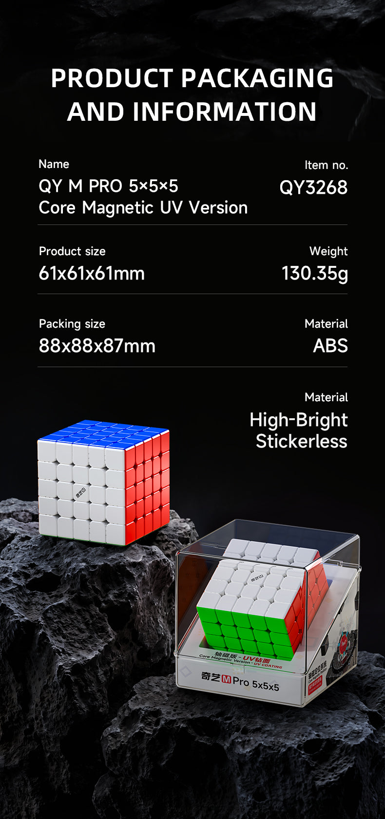 QiYi M Pro 5x5 (Magnetic, UV, Ball-Core) 30