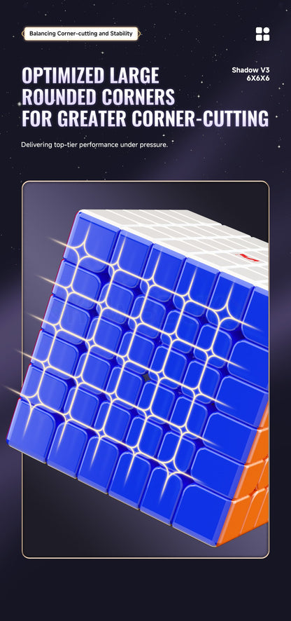 QiYi Shadow V3 6x6 (Magnétique, Ball-Core, UV)