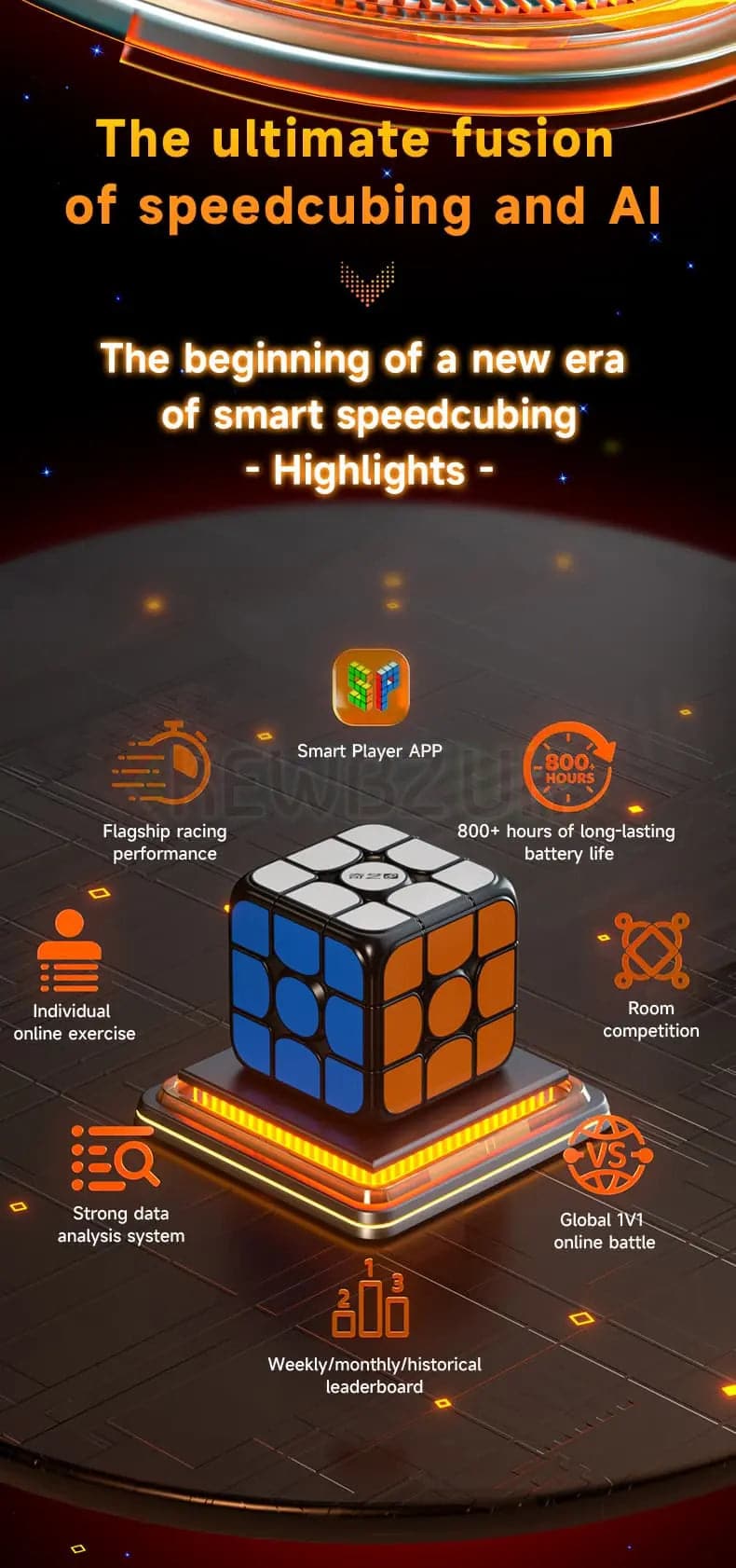 QiYi Ai 3x3 Smartcube (Magnétique)