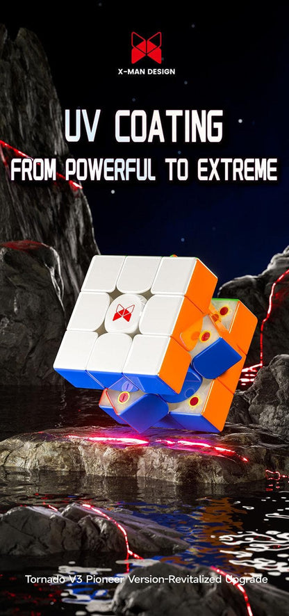 QiYi XMD Tornado V3 Pioneer (Magnétique, Maglev, UV, Ball-Core)