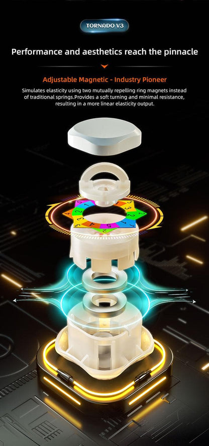 QiYi XMD Tornado V3 Pioneer (Magnétique, Maglev, UV, Ball-Core)