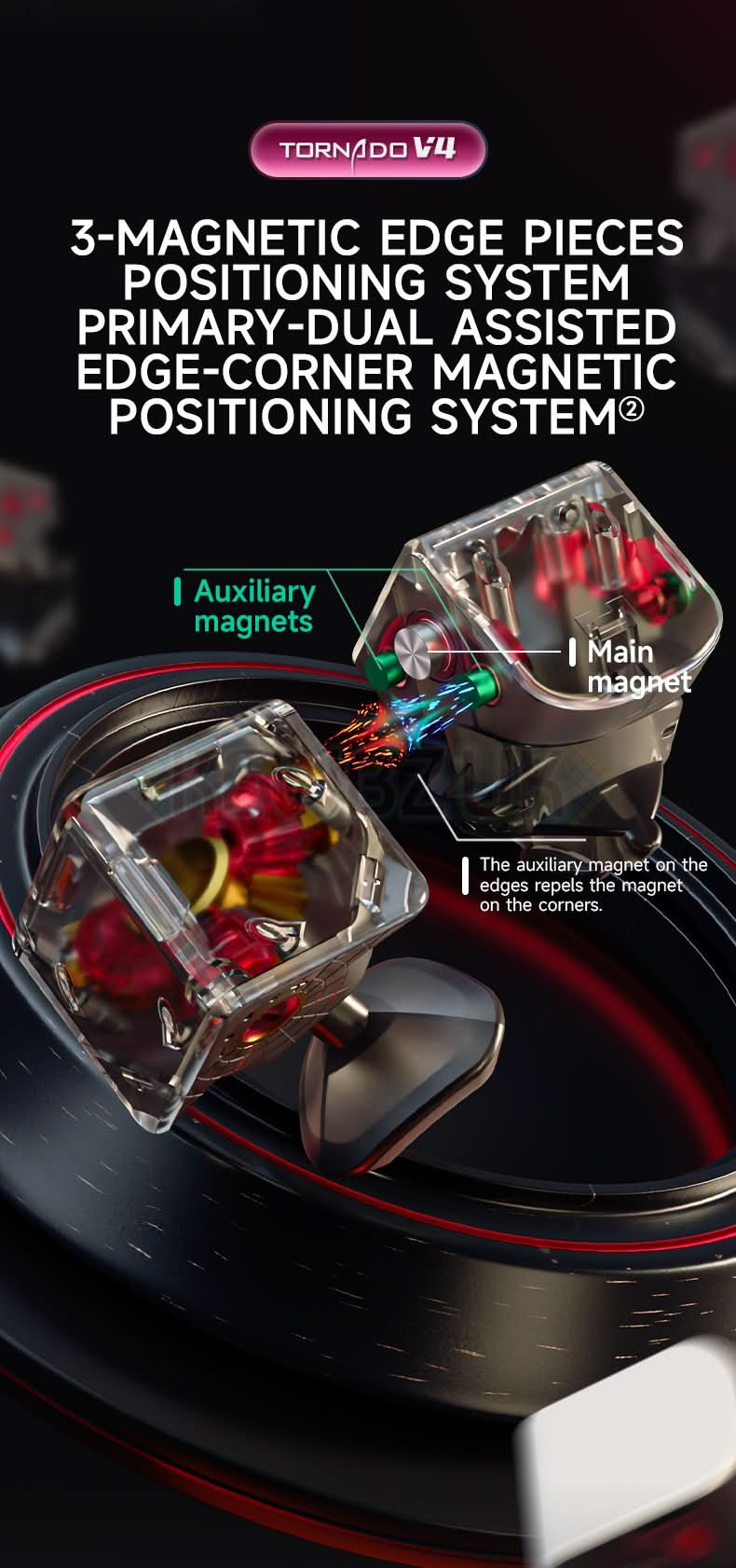 QiYi XMD Tornado V4 3x3 Magnetic - Flagship