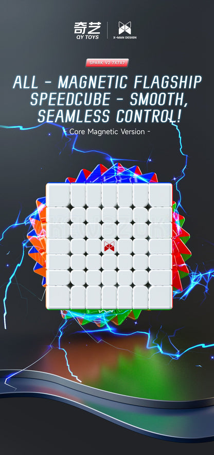 QiYi X-Man Spark 7x7 V2 (Magnétique, Ball-Core)
