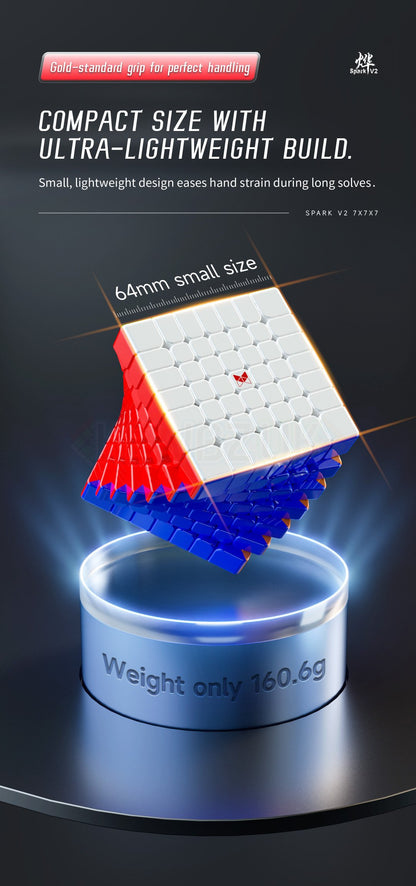 QiYi X-Man Spark 7x7 V2 (Magnétique, Ball-Core)
