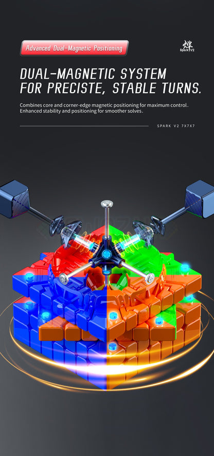 QiYi X-Man Spark 7x7 V2 (Magnétique, Ball-Core)