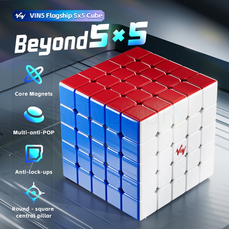 VIN Cube 5x5 (Magnétique, Ball-Core)