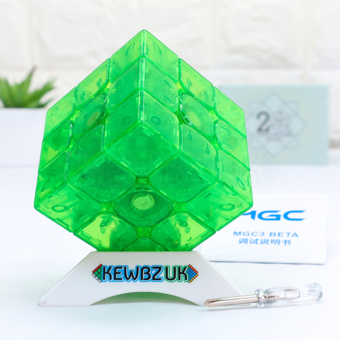 YJ MGC Beta 3x3 LE Vert (Magnétique, Maglev, Ball-Core)