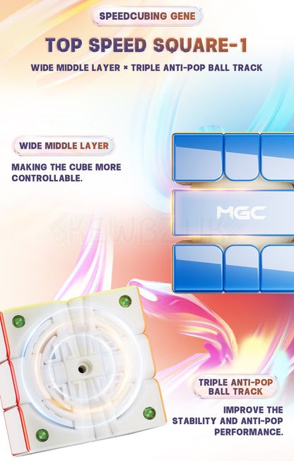 YJ MGC Square-1 V2 (Magnétique, Ball-Core, UV)