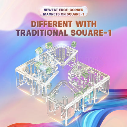 YJ MGC Square-1 V2 (Magnétique, Ball-Core, UV)