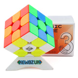 YJ YuLong 3x3 V2 Clicky (Magnetic, UV)