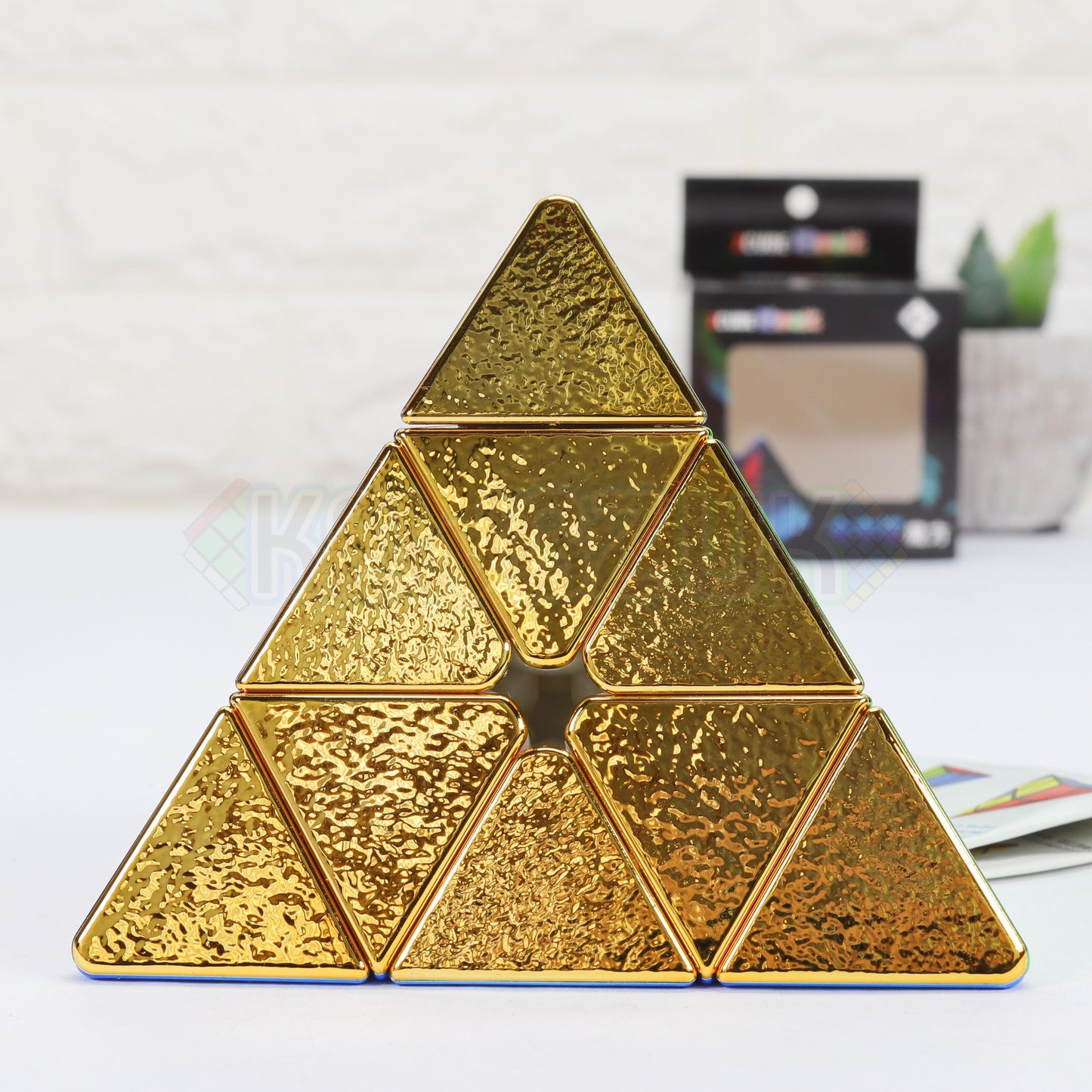 ZCube Pyraminx Métallique M (Martelé)