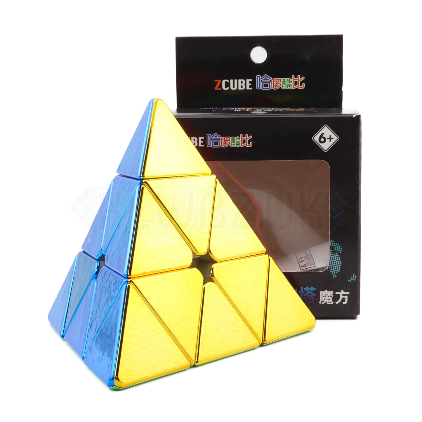 ZCube Pyraminx Métallique M (Martelé)