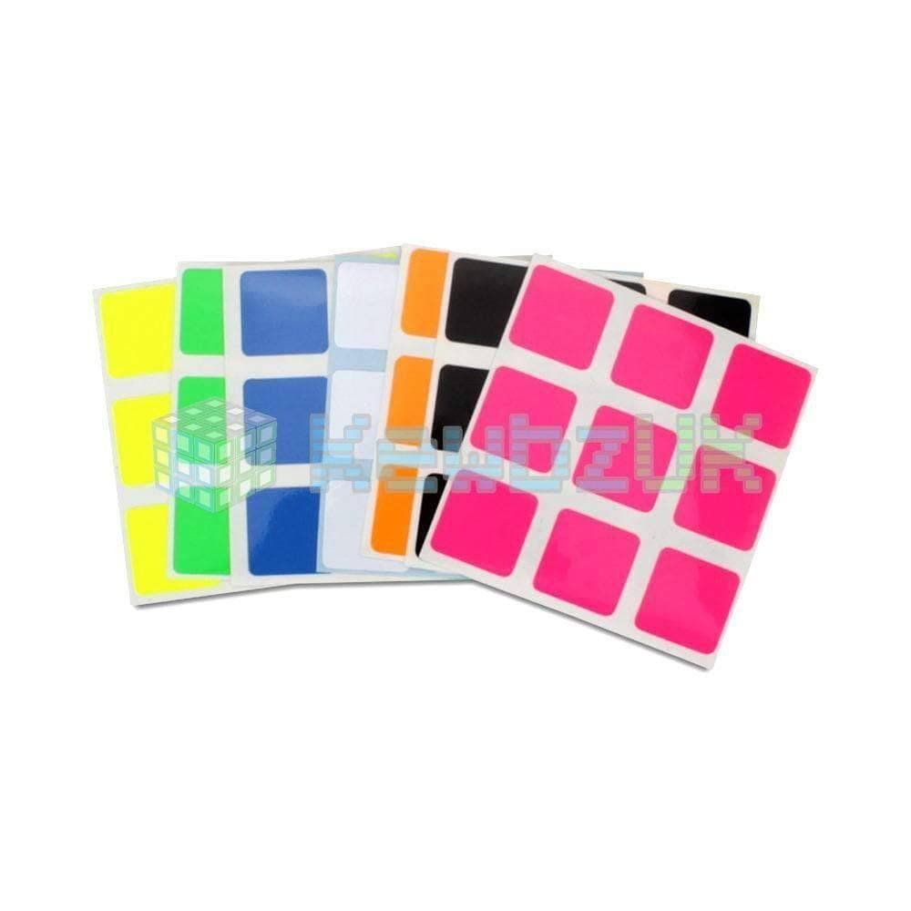 Jeu d'autocollants 3x3 57 mm
