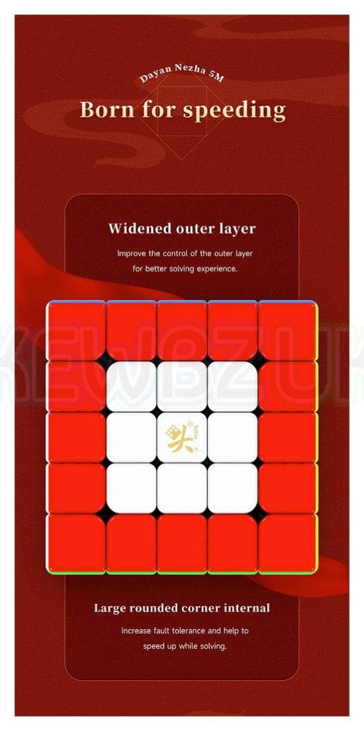 DaYan NeZha 5x5 (Magnétique, Moyen)