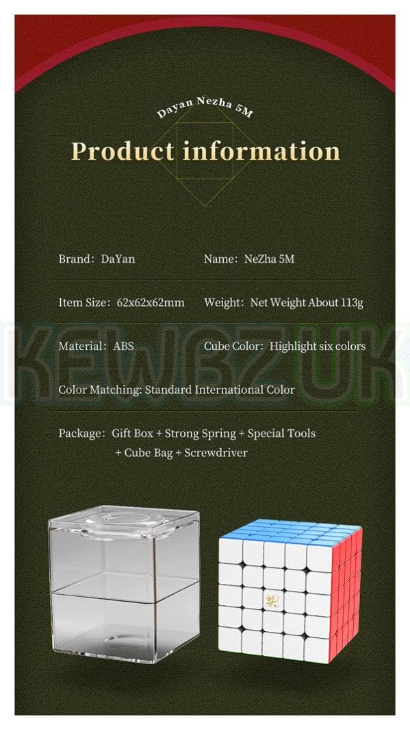 DaYan NeZha 5x5 (Magnétique, Moyen)