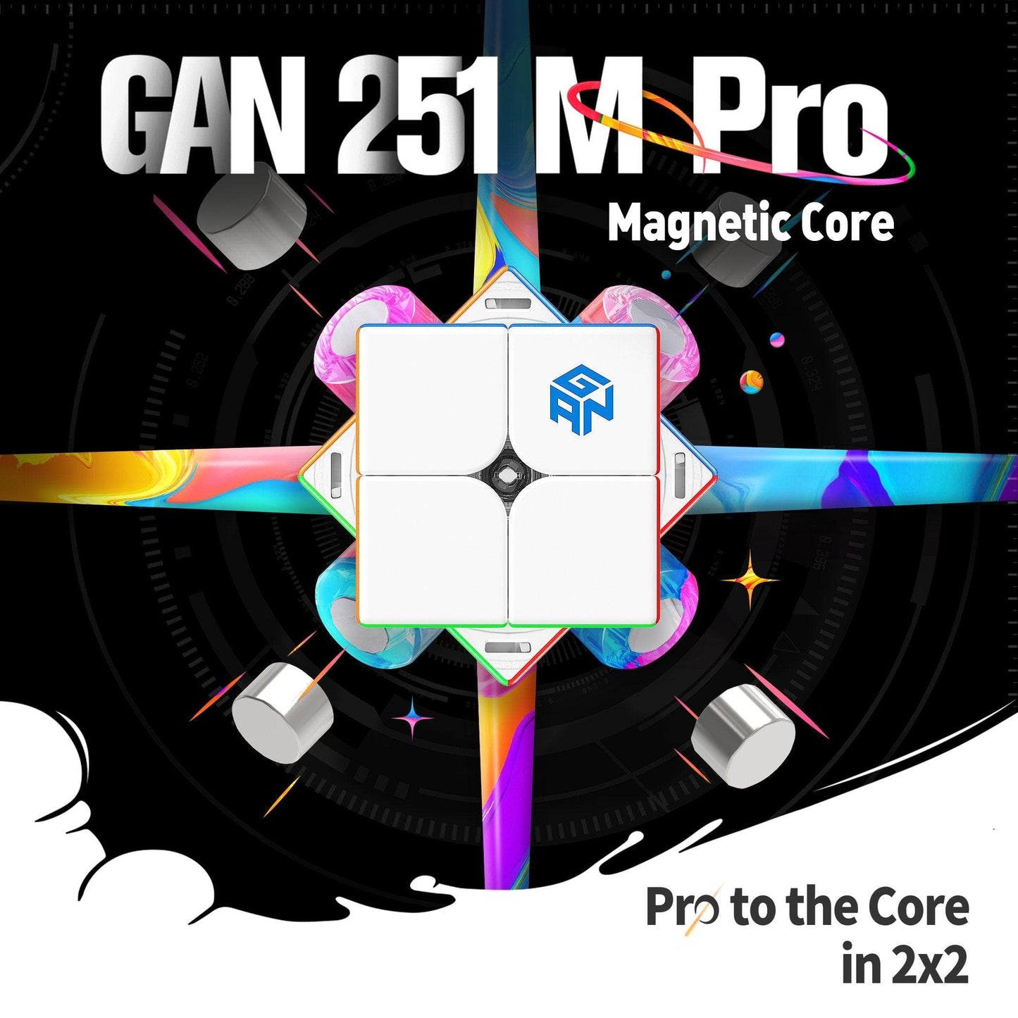 GAN 251 Pro (Magnétique, Ball-Core)