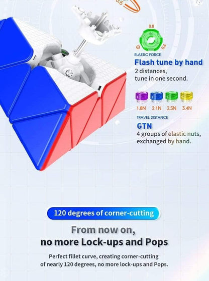 GAN Pyraminx Enhanced (Magnetic, UV)